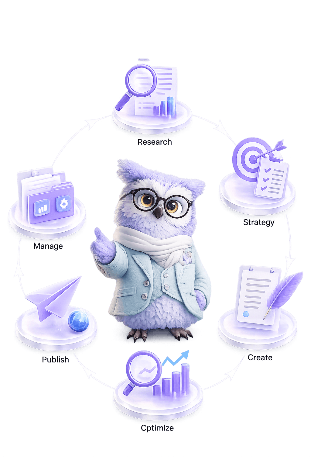 Writto content stack — research, strategy, create, optimize, publish, and manage